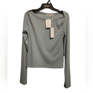 Women's Powder Blue Long Sleeve Top - Size: L